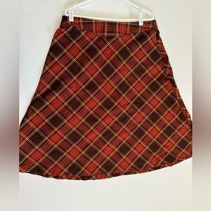 Women’s plaid skirt